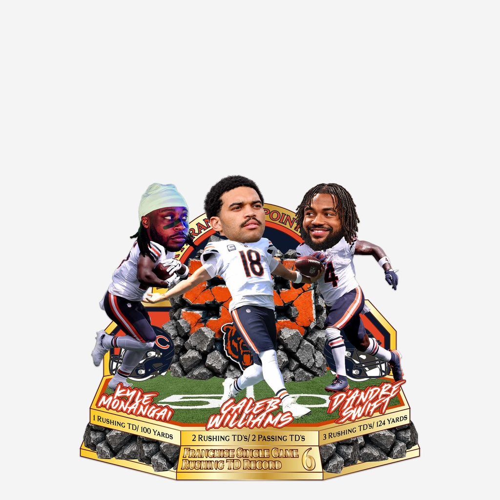 Chicago Bears 2026 Historic 59-Point Season Opener Mini Bobblehead Scene FOCO - FOCO.com