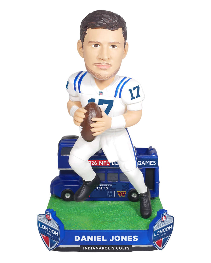 Daniel Jones Indianapolis Colts 2026 NFL International Game Bobblehead FOCO - FOCO.com