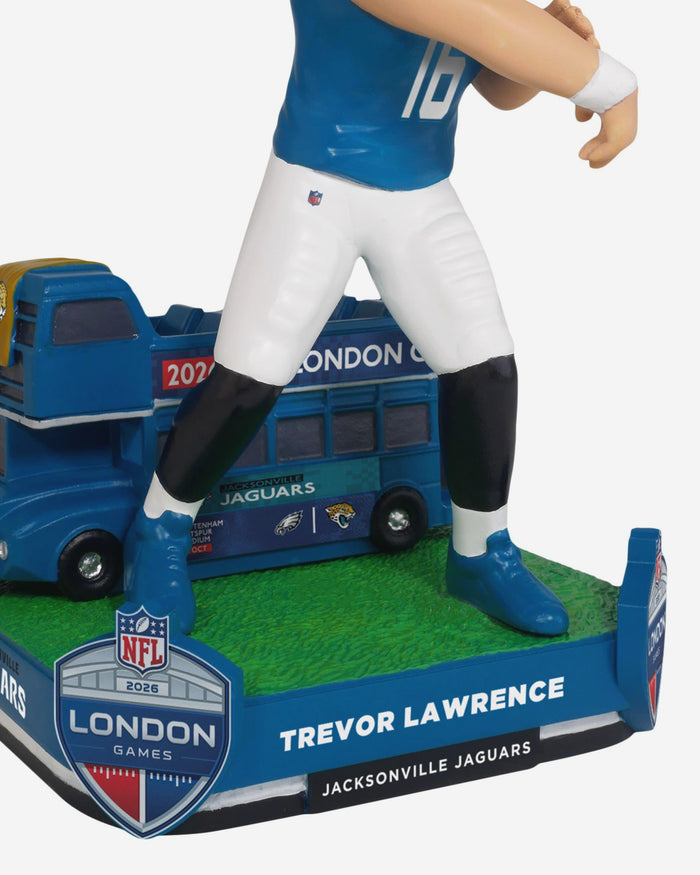 Trevor Lawrence Jacksonville Jaguars 2026 NFL International Game Bobblehead FOCO - FOCO.com