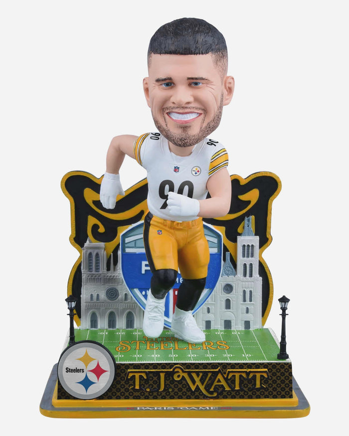 Tj Watt Pittsburgh Steelers 2026 NFL International Game Bobblehead FOCO - FOCO.com