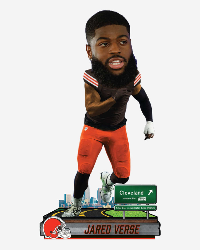 Jared Verse Cleveland Browns Next Stop Bobblehead