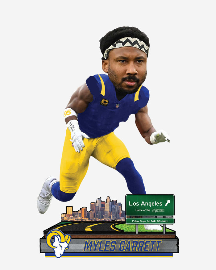 Myles Garrett Los Angeles Rams Next Stop Bobblehead