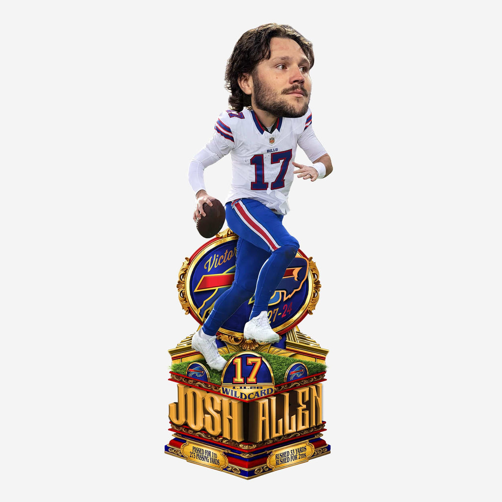 Josh Allen Buffalo Bills NFL Wild Card Gamebreaker Bobblehead FOCO - FOCO.com