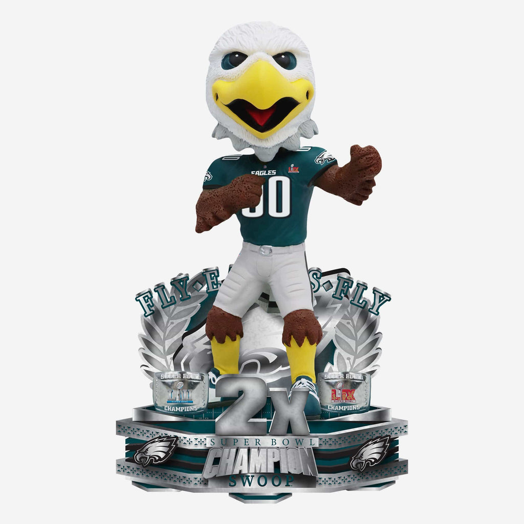 Swoop Philadelphia Eagles Super Bowl LIX Champions Bobblehead FOCO - FOCO.com