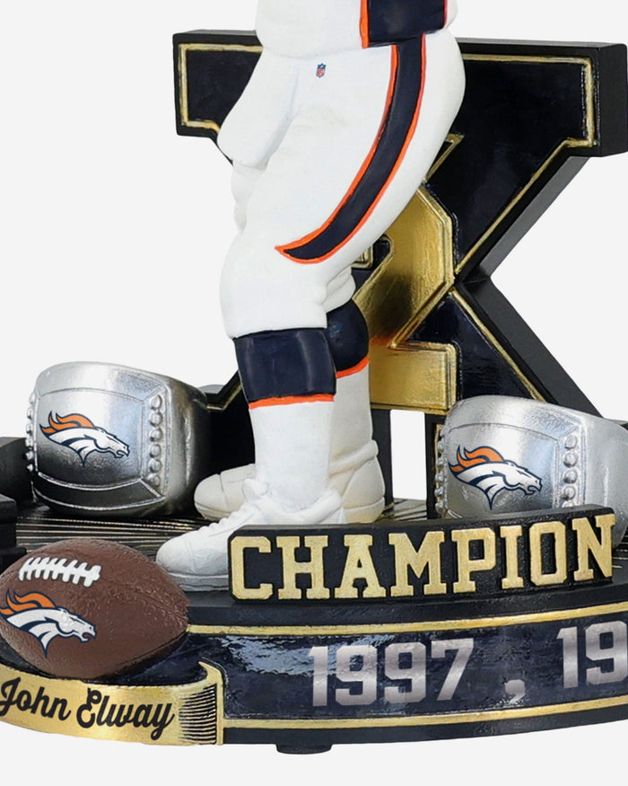 John Elway Denver Broncos 2x Super Bowl Champion Bobblehead FOCO - FOCO.com