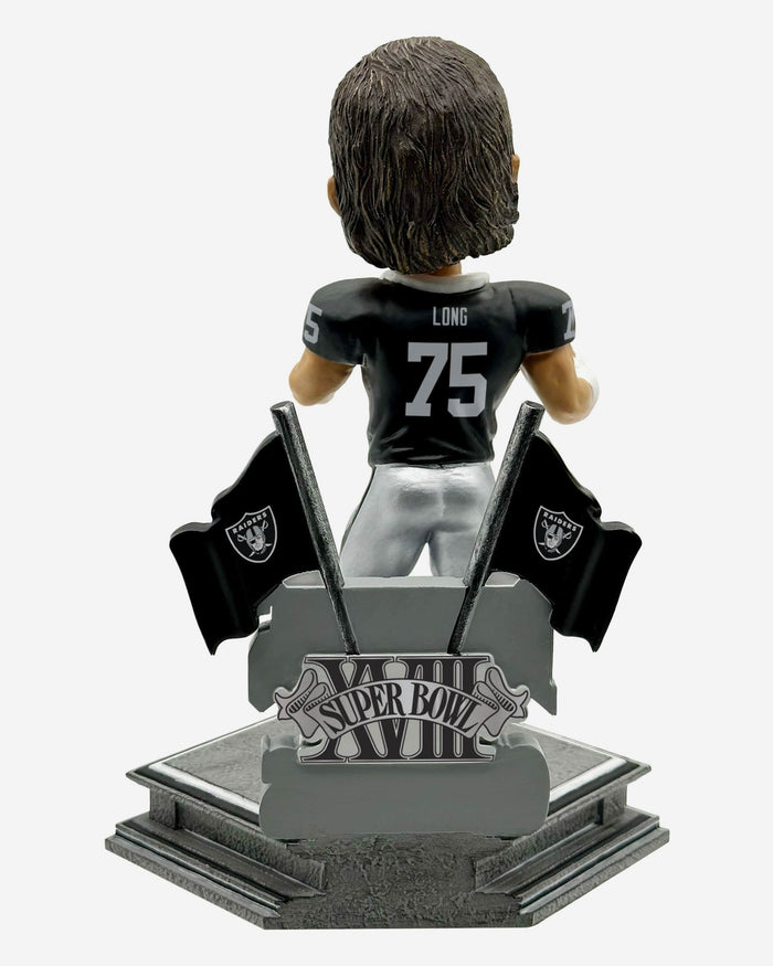 Howie Long Las Vegas Raiders Super Bowl XVIII Champions 40th Anniversary Bobblehead FOCO - FOCO.com