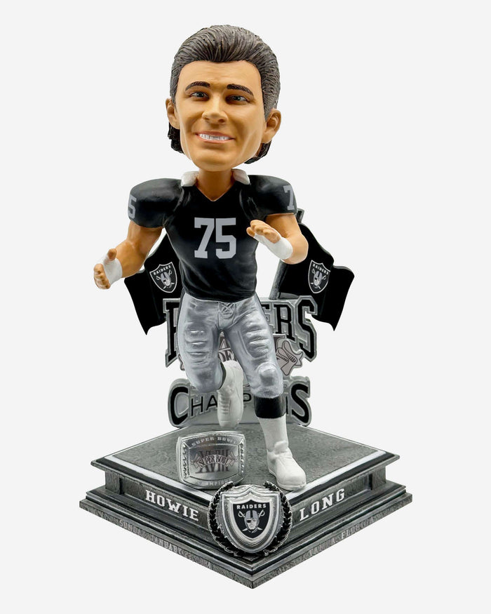 Howie Long Las Vegas Raiders Super Bowl XVIII Champions 40th Anniversary Bobblehead FOCO - FOCO.com