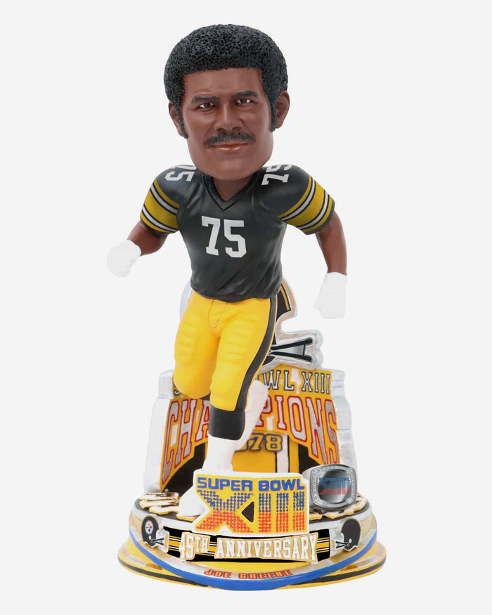 Joe Greene Pittsburgh Steelers Super Bowl XIII Champions 45th Anniversary Bobblehead FOCO - FOCO.com