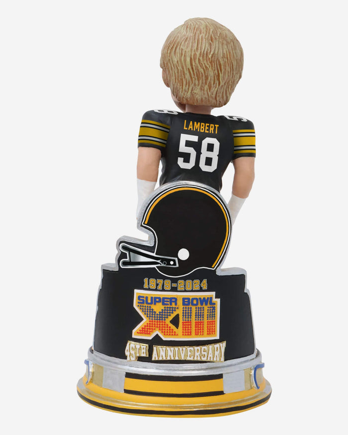 Jack Lambert Pittsburgh Steelers Super Bowl XIII Champions 45th Anniversary Bobblehead FOCO - FOCO.com