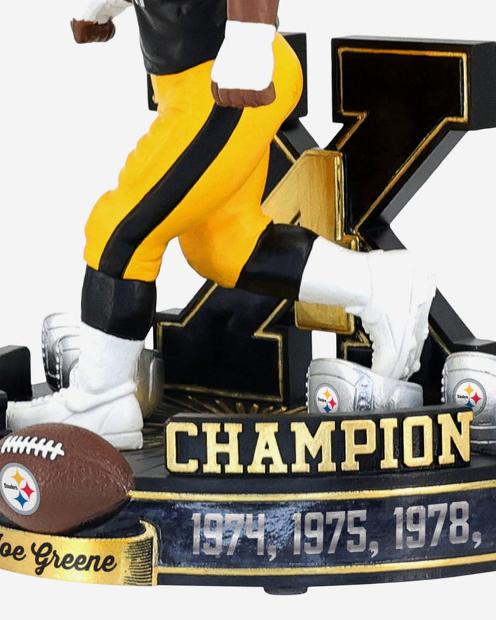 Joe Greene Pittsburgh Steelers 4x Super Bowl Champion Bobblehead FOCO - FOCO.com