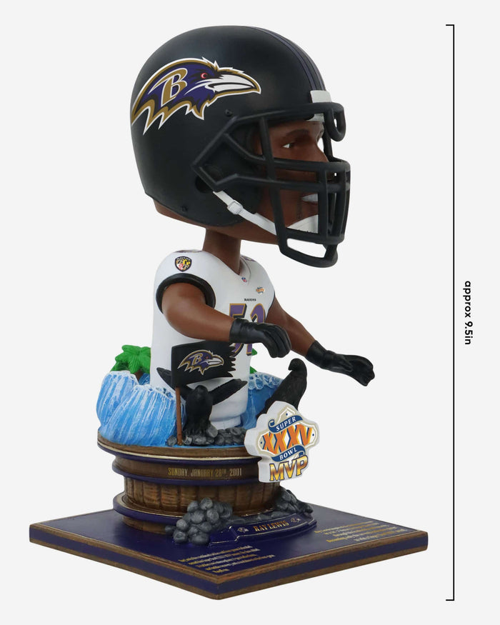 Ray Lewis Baltimore Ravens Super Bowl XXXV MVP Bust Bighead Bobblehead FOCO - FOCO.com