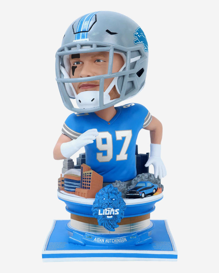 Aidan Hutchinson Detroit Lions Bust Bighead Bobblehead FOCO - FOCO.com