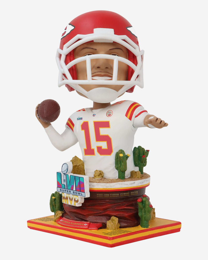Patrick Mahomes Kansas City Chiefs Super Bowl LVII MVP Bust Bighead Bobblehead FOCO - FOCO.com