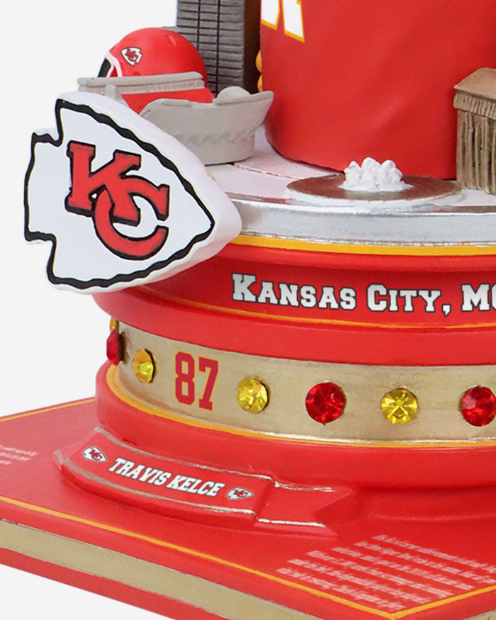 Travis Kelce Kansas City Chiefs Bust Bighead Bobblehead FOCO - FOCO.com