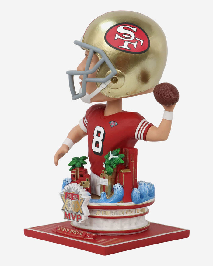 Steve Young San Francisco 49ers Super Bowl XXIX MVP Bust Bighead Bobblehead FOCO - FOCO.com