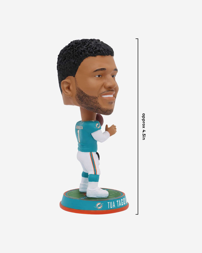 Tua Tagovailoa Miami Dolphins Field Stripe Mini Bighead Bobblehead FOCO - FOCO.com