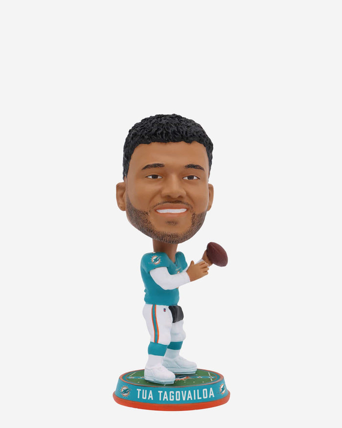 Tua Tagovailoa Miami Dolphins Field Stripe Mini Bighead Bobblehead FOCO - FOCO.com