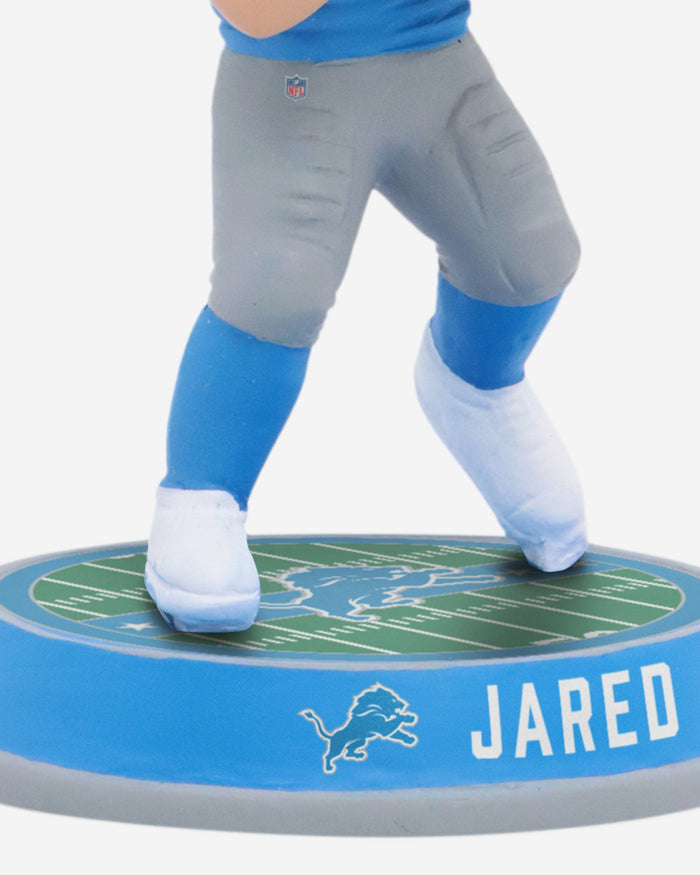 Jared Goff Detroit Lions Retro Uniform Field Stripe Mini Bighead Bobblehead FOCO - FOCO.com