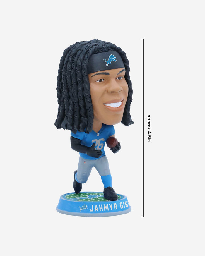 Jahmyr Gibbs Detroit Lions Retro Uniform Field Stripe Mini Bighead Bobblehead FOCO - FOCO.com