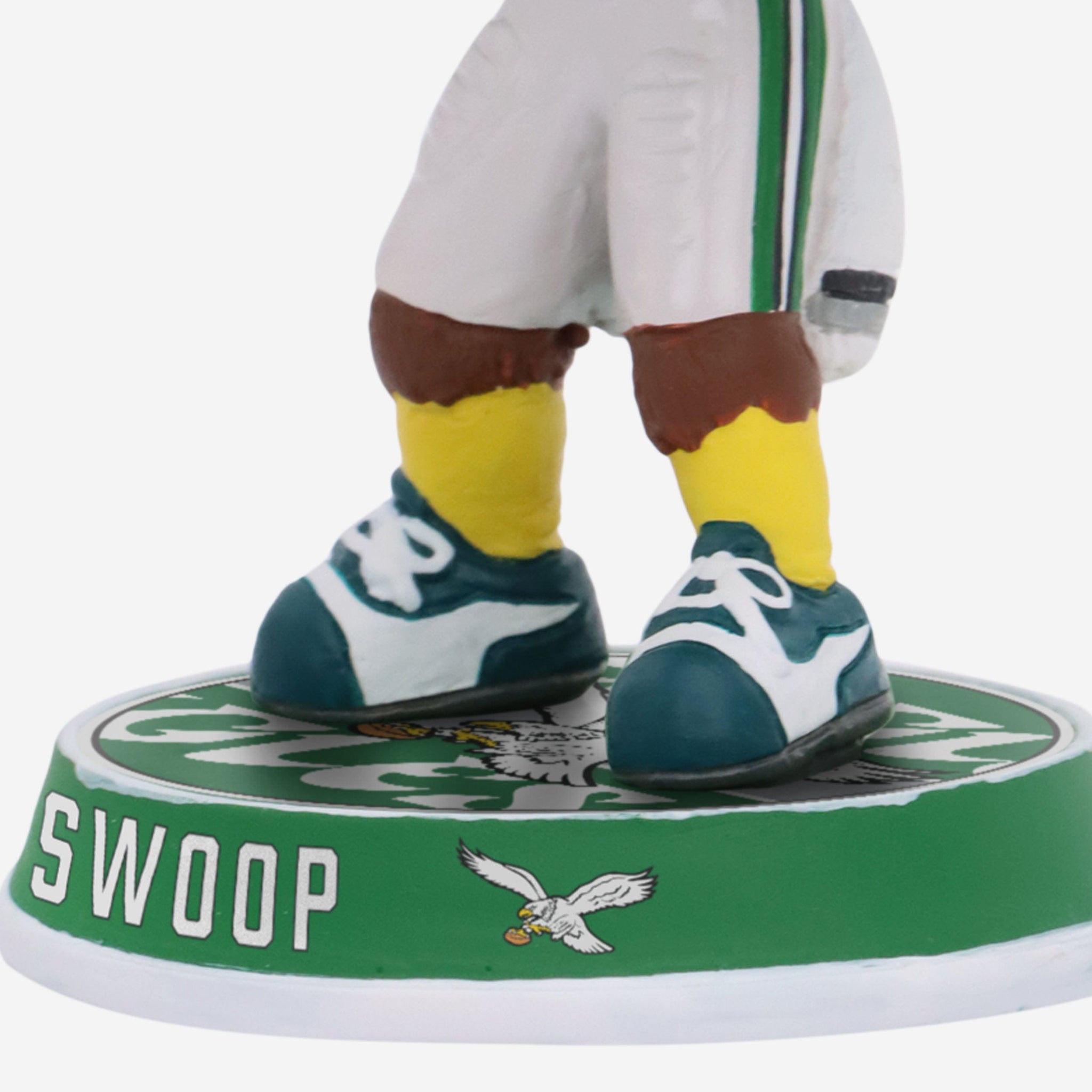 Swoop Philadelphia Eagles Kelly Green Uniform Field Stripe Mascot Mini  Bighead Bobblehead
