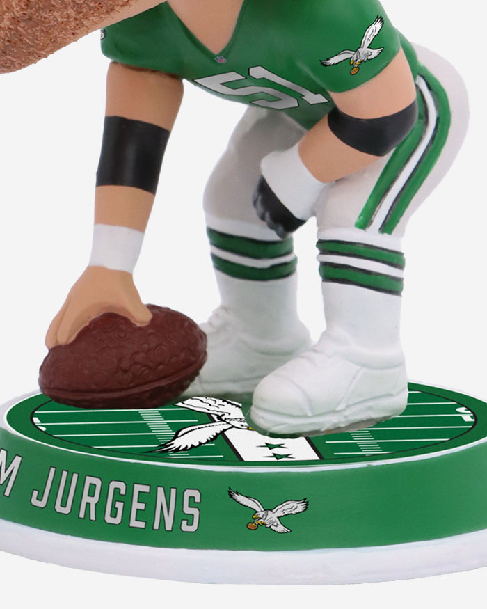 Cam Jurgens Philadelphia Eagles Kelly Green Uniform Field Stripe Mini Bighead Bobblehead FOCO - FOCO.com