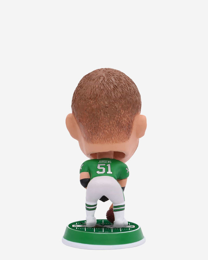 Cam Jurgens Philadelphia Eagles Kelly Green Uniform Field Stripe Mini Bighead Bobblehead FOCO - FOCO.com