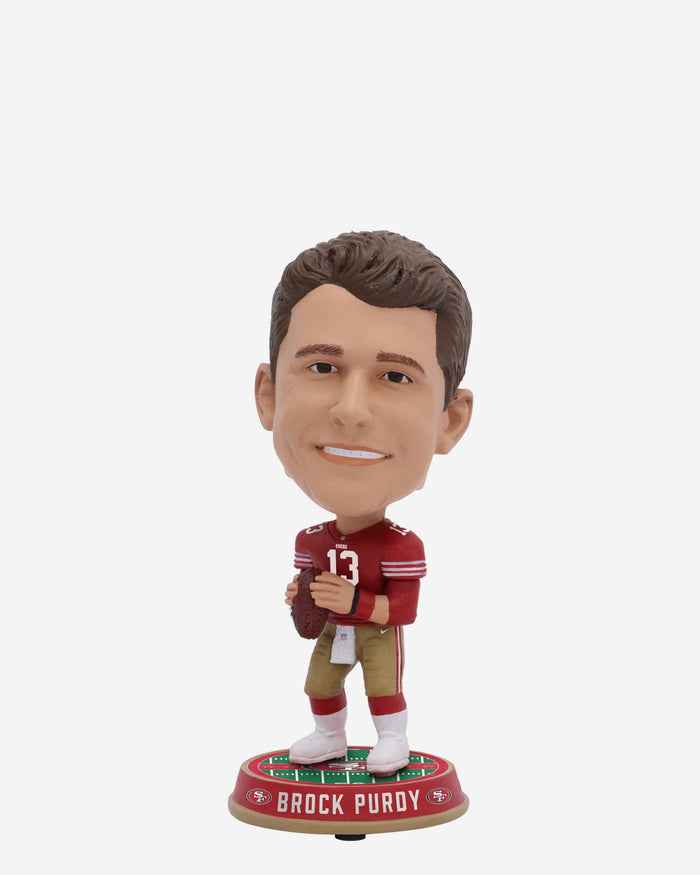 Brock Purdy San Francisco 49ers Field Stripe Mini Bighead Bobblehead FOCO - FOCO.com
