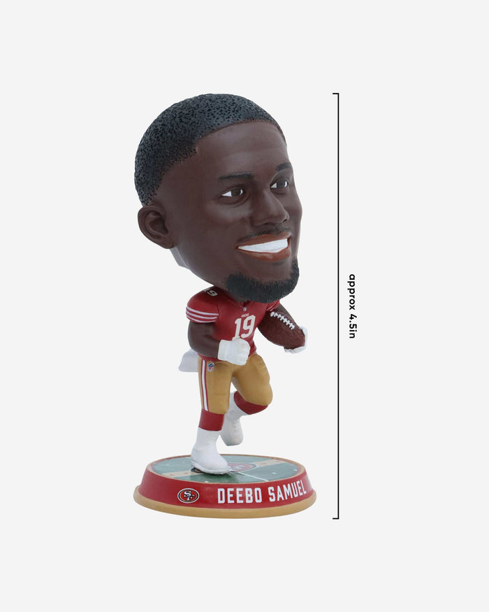 Deebo Samuel San Francisco 49ers Field Stripe Mini Bighead Bobblehead FOCO - FOCO.com