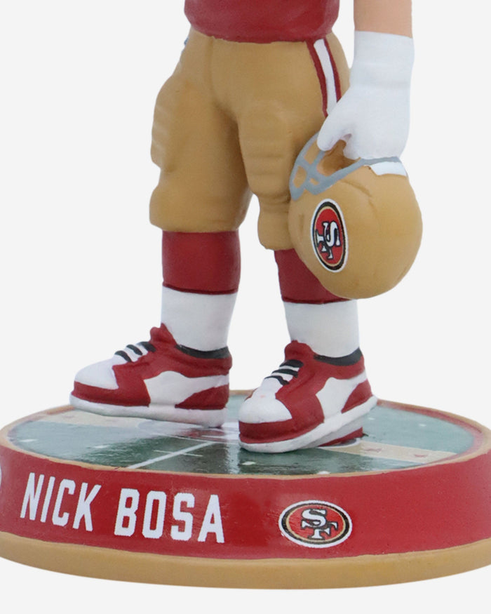 Nick Bosa San Francisco 49ers Field Stripe Mini Bighead Bobblehead FOCO - FOCO.com