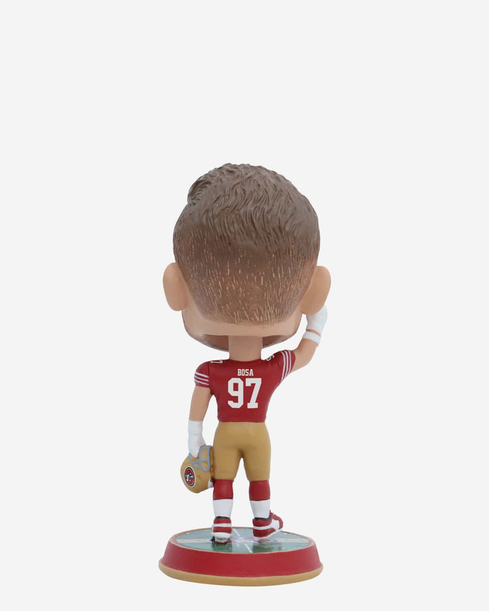 Nick Bosa San Francisco 49ers Field Stripe Mini Bighead Bobblehead FOCO - FOCO.com