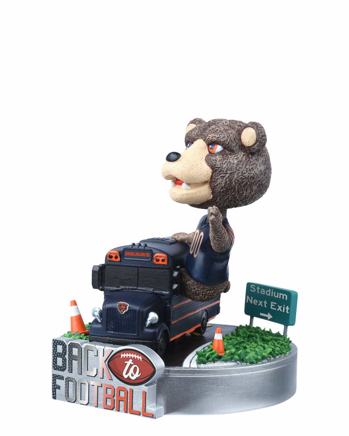 Staley Da Bear Chicago Bears Back to Football Bus Mascot Mini Bobblehead FOCO - FOCO.com