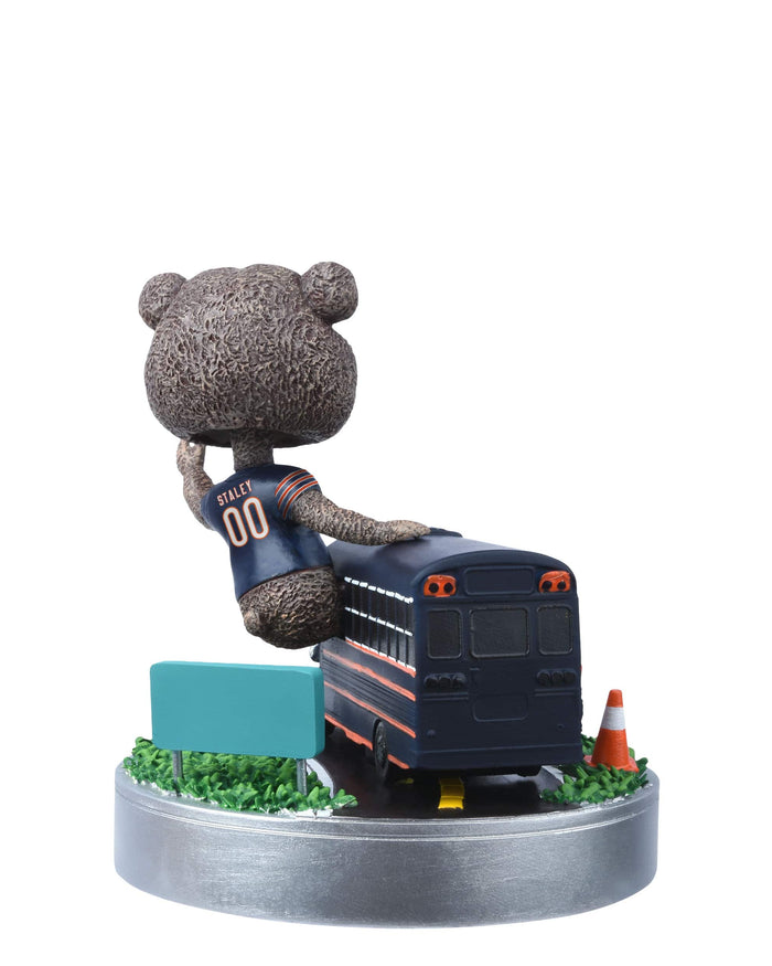 Staley Da Bear Chicago Bears Back to Football Bus Mascot Mini Bobblehead FOCO - FOCO.com