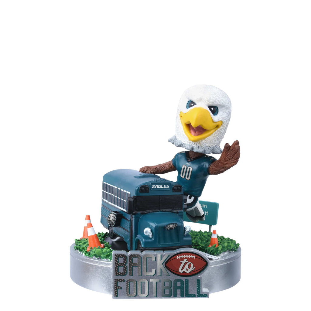 Swoop Philadelphia Eagles Back to Football Bus Mascot Mini Bobblehead