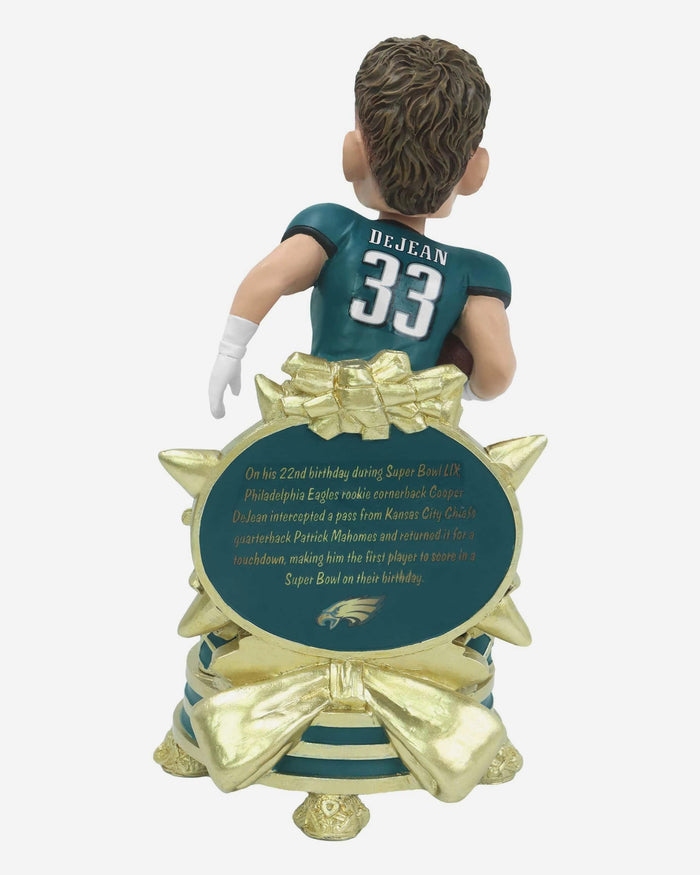 Cooper DeJean Philadelphia Eagles Super Bowl LIX Champions Birthday Pick 6 Bobblehead FOCO - FOCO.com