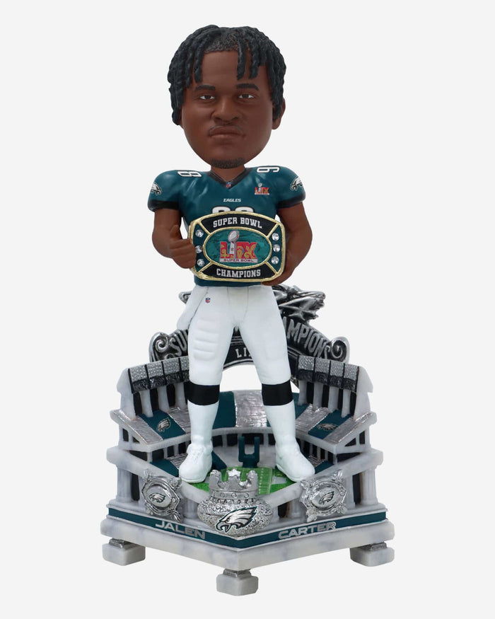 Jalen Carter Philadelphia Eagles Super Bowl LIX Champions Celebration Bobblehead FOCO - FOCO.com