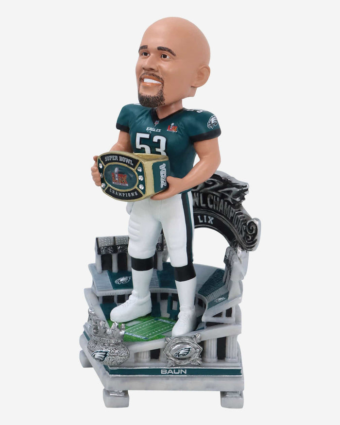 Zack Baun Philadelphia Eagles Super Bowl LIX Champions Celebration Bobblehead FOCO - FOCO.com