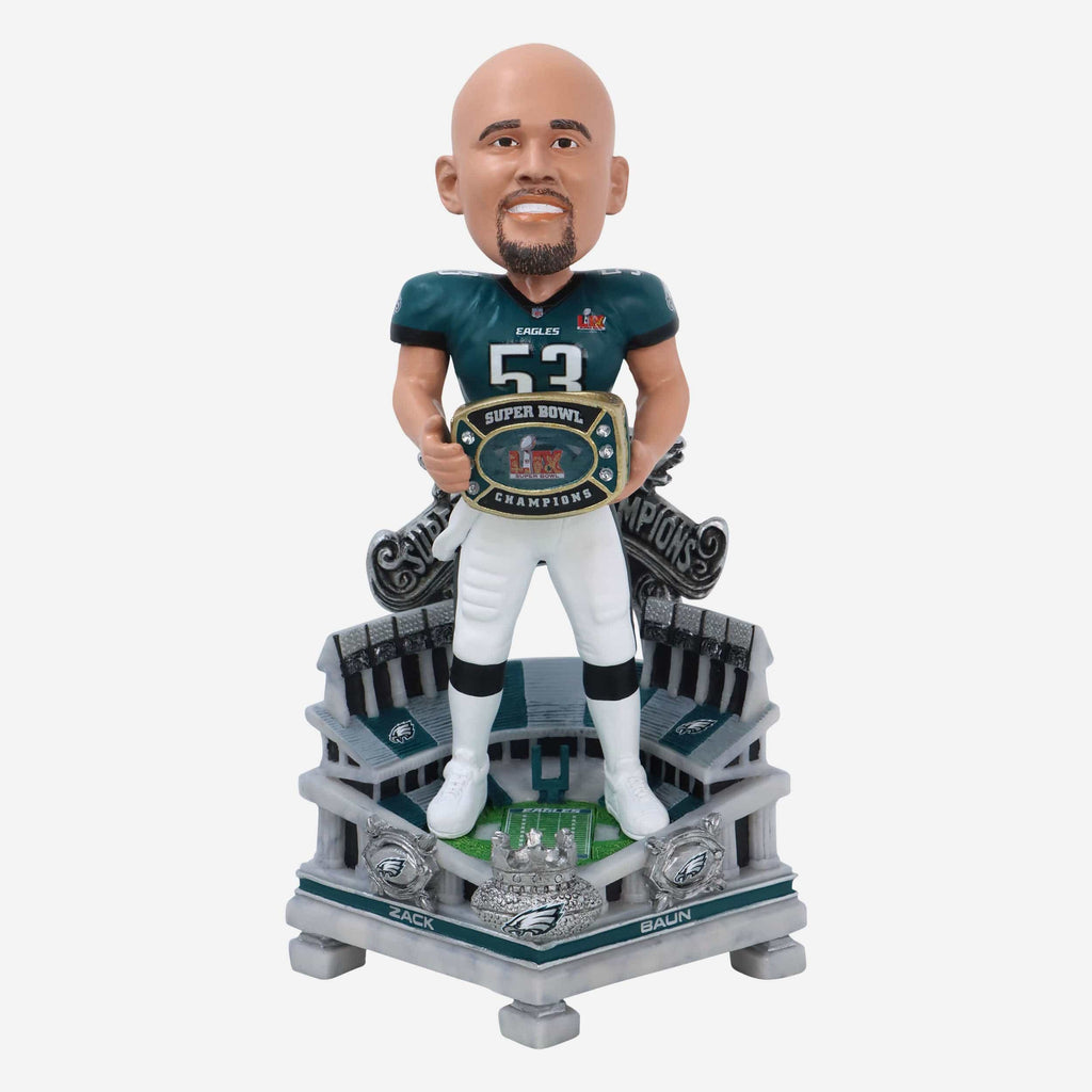 Zack Baun Philadelphia Eagles Super Bowl LIX Champions Celebration Bobblehead FOCO - FOCO.com
