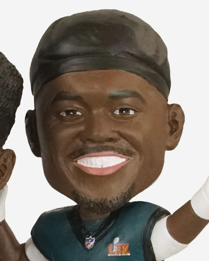Philadelphia Eagles Super Bowl LIX Champions Power House Defense Mini Bobblehead Scene FOCO - FOCO.com