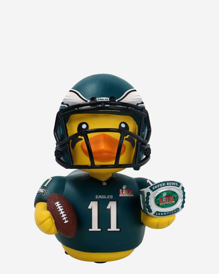 AJ Brown Philadelphia Eagles Super Bowl LIX Champions Player Bobble Duck Mini Bobblehead FOCO - FOCO.com