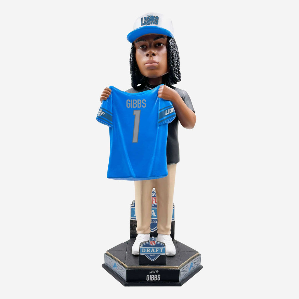 Jahmyr Gibbs Detroit Lions 2023 Draft Pick Bobblehead FOCO - FOCO.com