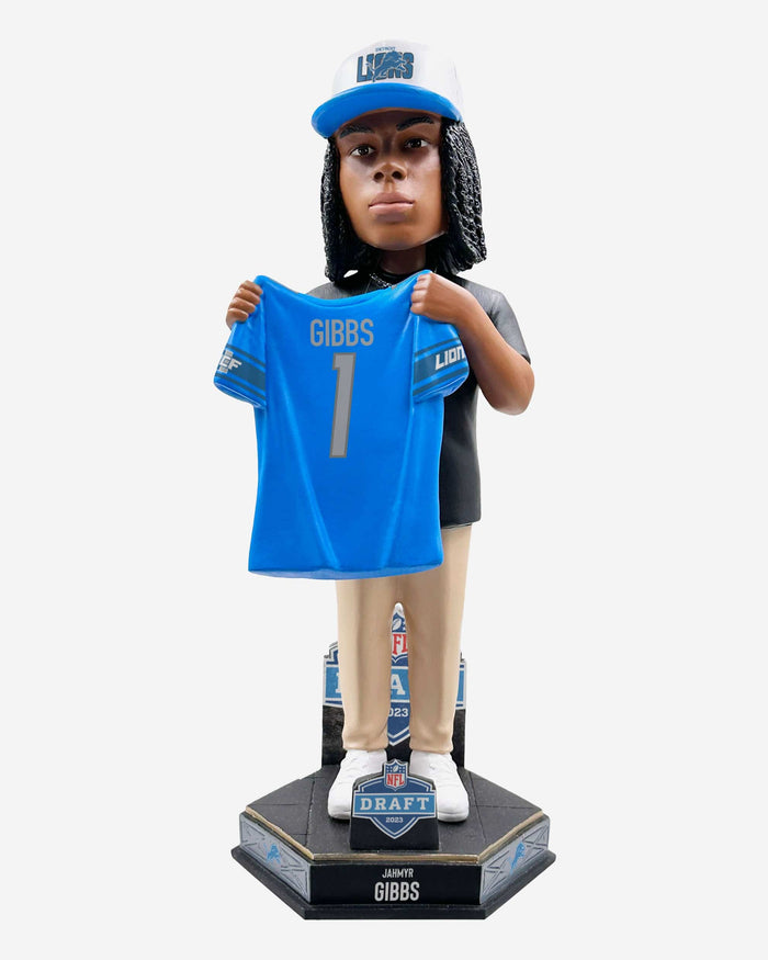 Jahmyr Gibbs Detroit Lions 2023 Draft Pick Bobblehead FOCO - FOCO.com