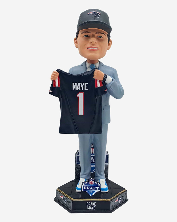 Drake Maye New England Patriots 2024 Draft Pick Bobblehead FOCO - FOCO.com