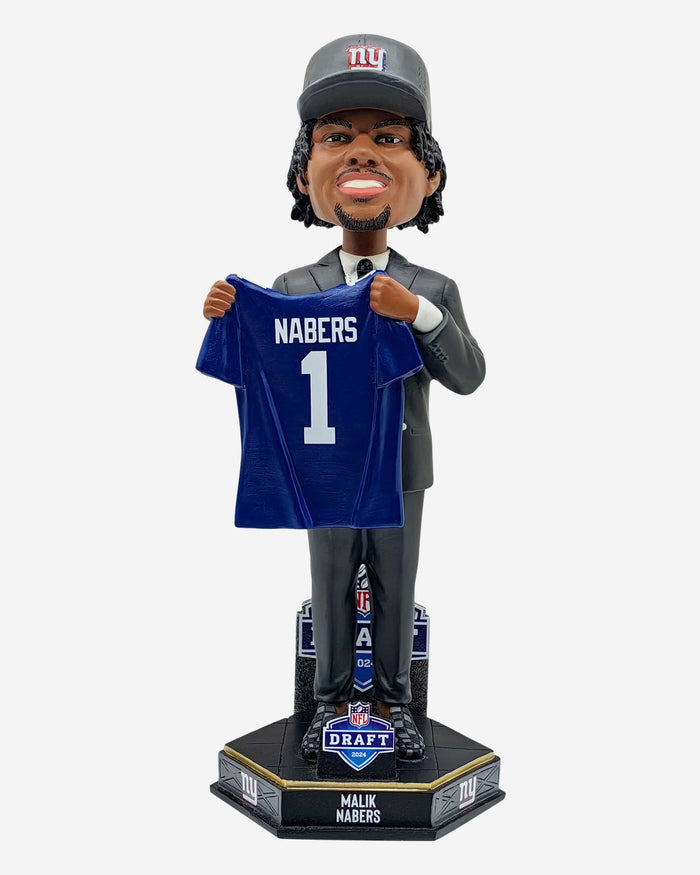 Malik Nabers New York Giants 2024 Draft Pick Bobblehead FOCO - FOCO.com