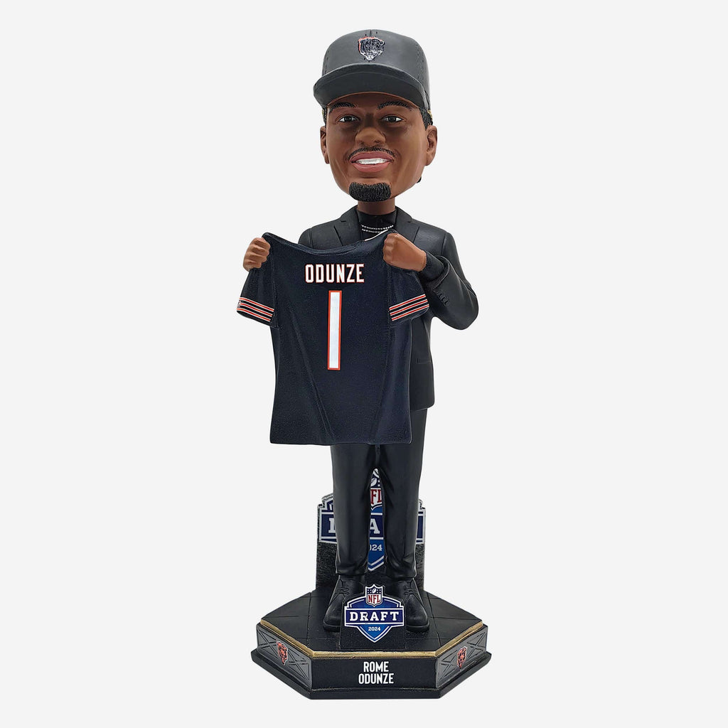 Rome Odunze Chicago Bears 2024 Draft Pick Bobblehead FOCO - FOCO.com