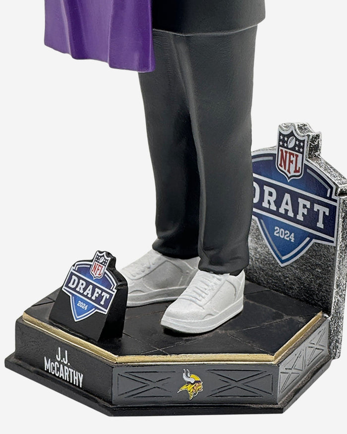 JJ McCarthy Minnesota Vikings 2024 Draft Pick Bobblehead FOCO - FOCO.com