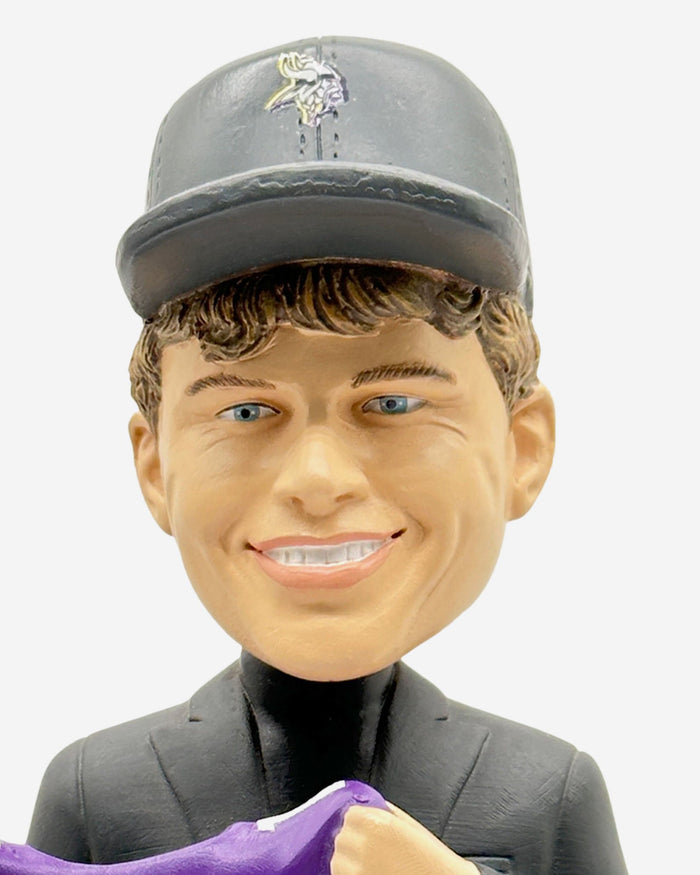 JJ McCarthy Minnesota Vikings 2024 Draft Pick Bobblehead FOCO - FOCO.com