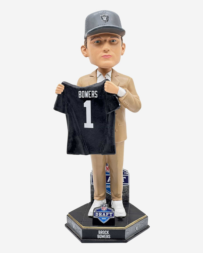 Brock Bowers Las Vegas Raiders 2024 Draft Pick Bobblehead FOCO - FOCO.com