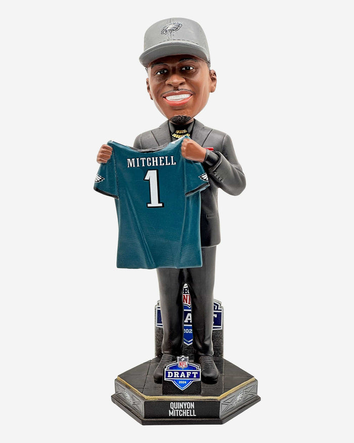 Quinyon Mitchell Philadelphia Eagles 2024 Draft Pick Bobblehead FOCO - FOCO.com