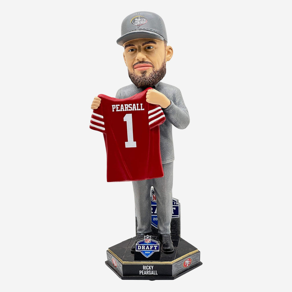 Ricky Pearsall San Francisco 49ers 2024 Draft Pick Bobblehead FOCO - FOCO.com