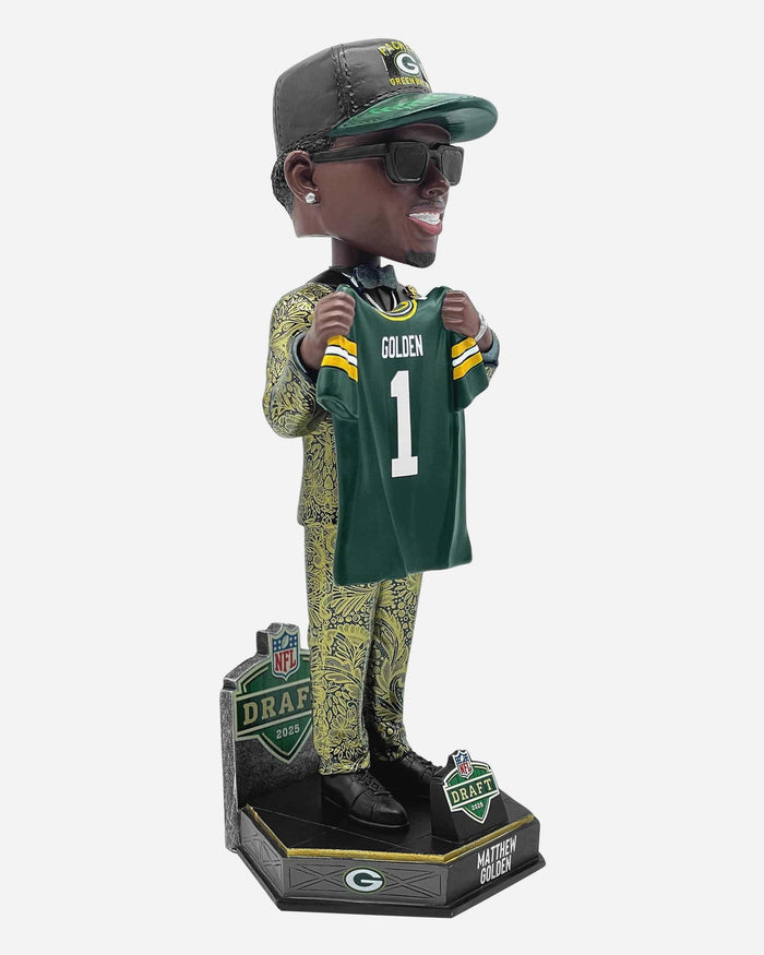 Matthew Golden Green Bay Packers 2025 NFL Draft Pick Number 23 Bobblehead FOCO - FOCO.com